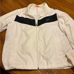 Nike windbreaker Large White